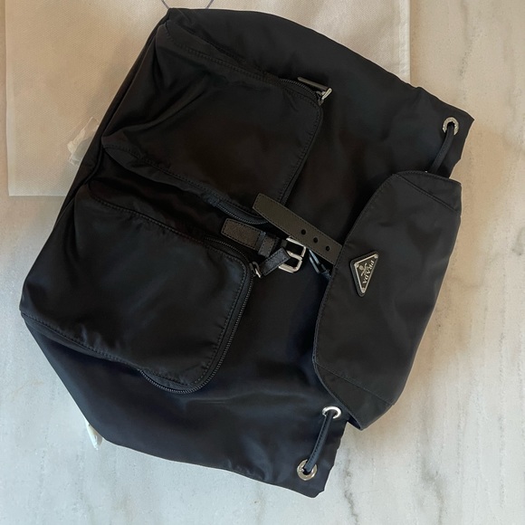 Prada Black Tessutto Backpack - Picture 2 of 8